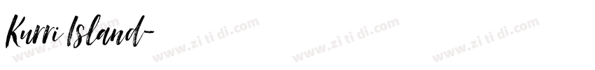 Kurri Island字体转换